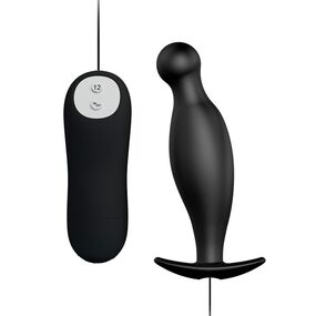 Анальный вибратор с пультом управления 