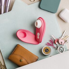 Бесконтактный клиторальный стимулятор Womanizer Liberty 2, Vibrant Rose, Цвет: Розовый 