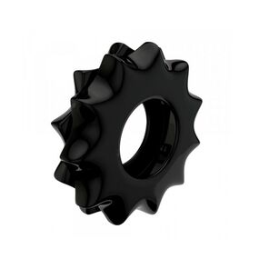 Эрекционное кольцо Power Plus черное 