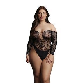 Боди-сетка "Wonder Rhinestone Bodysuit", XL/XXXL, Размер: XL-XXXL, Цвет: Чёрный 