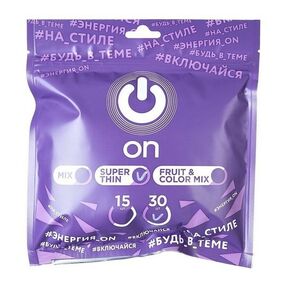 Презервативы супертонкие ON Super Thin, 30 шт 