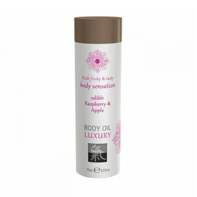 Съедобное масло для тела «Малина и Яблоко», 75 мл 