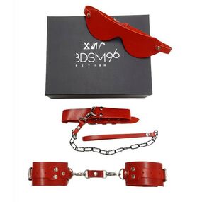 БДСМ набор красный «Послушный муж», 3 предмета 