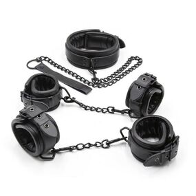 БДСМ-набор "Shackled" в сумке, 3 предмета 
