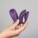 Вибромассажер для пар We-Vibe Chorus Purple с приложением и пультом, Цвет: Фиолетовый (6)