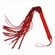 Плетка с петелькой мини, сувенирная, 50 см, Цвет: Красный 