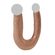 Двойной фаллоимитатор 5" U-Shaped Small Double Trouble Sunburnt, Цвет: Загорелый 