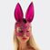 Маска «Зайка» с мягкими вставками розовый, Цвет: Розовый 