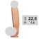 Фаллоимитатор крупный на присоске Cock 12" 