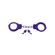 Наручники металлические Designer Cuffs Violet, Цвет: Фиолетовый (2)