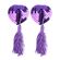 Пэстисы в виде сердца с кисточками Violet, Цвет: Фиолетовый - секс-шоп Incognito Пэстисы в виде сердца с кисточками Violet, Цвет: Фиолетовый