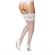 Чулки под пояс "810-STO-2", L/XL, Размер чулок/колготок: L/XL, Цвет: Белый (2)