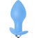 Анальная вибровтулка Bulb Blue, Цвет: Голубой (2)