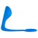 Анальный стимулятор с кольцом на пенис Button Blue - секс-шоп Incognito Анальный стимулятор с кольцом на пенис Button Blue (2)