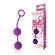 Вагинальные шарики ребристые Cosmo Purple, 55 г (2)