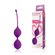Вагинальные шарики Cosmo Purple (Фиолетовые) № 23008, 55 г (2)