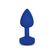 Анальная вибропробка Gplug Small Blue, Цвет: Синий 