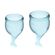Набор менструальных чаш Feel Secure Menstrual Cup Light Blue 