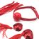 Набор BDSM, 4 предмета, красный (3)