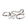 Фиксация для ног с длинной цепочкой Metal Leg Cuffs 