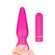 Анальная вибропробка DADA Pink, Цвет: Розовый (2)