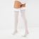 Чулки с бантами "Le Frivole", S/M, Размер чулок/колготок: S/M, Цвет: Белый (2)