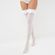 Чулки с бантами "Le Frivole", S/M, Размер чулок/колготок: S/M, Цвет: Белый 