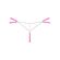 Трусики-стринги "Chainty" pink, S/M, Размер: S/M, Цвет: Розовый (5)