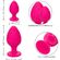 Набор анальных пробок Cheeky Pink (5)