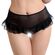 Эротические трусики с высокой посадкой "Lana", XXXL, Размер: XXXL, Цвет: Чёрный 
