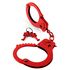 Наручники Designer Metal Handcuffs Red, Цвет: Красный 