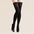 Чулки "Gabriella Alva-632", 3/4, Размер чулок/колготок: 3/4, Цвет: Чёрный 