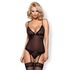 Корсаж и трусики "837-COR-1", XXL, Размер: XXL, Цвет: Чёрный 