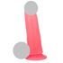 Фаллоимитатор гелевый на присоске №212000, Цвет: Розовый 
