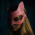 Маска с ушками Kat, pink, Цвет: Розовый 