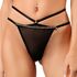 Трусики-танго с декоративной резинкой, L, Размер: L, Цвет: Чёрный 