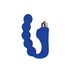 Вибромассажёр анальный SweetToys Blue, Цвет: Синий 