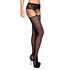 Чулки с поясом "S307", XL/XXL, Размер чулок/колготок: XL/XXL, Цвет: Чёрный 